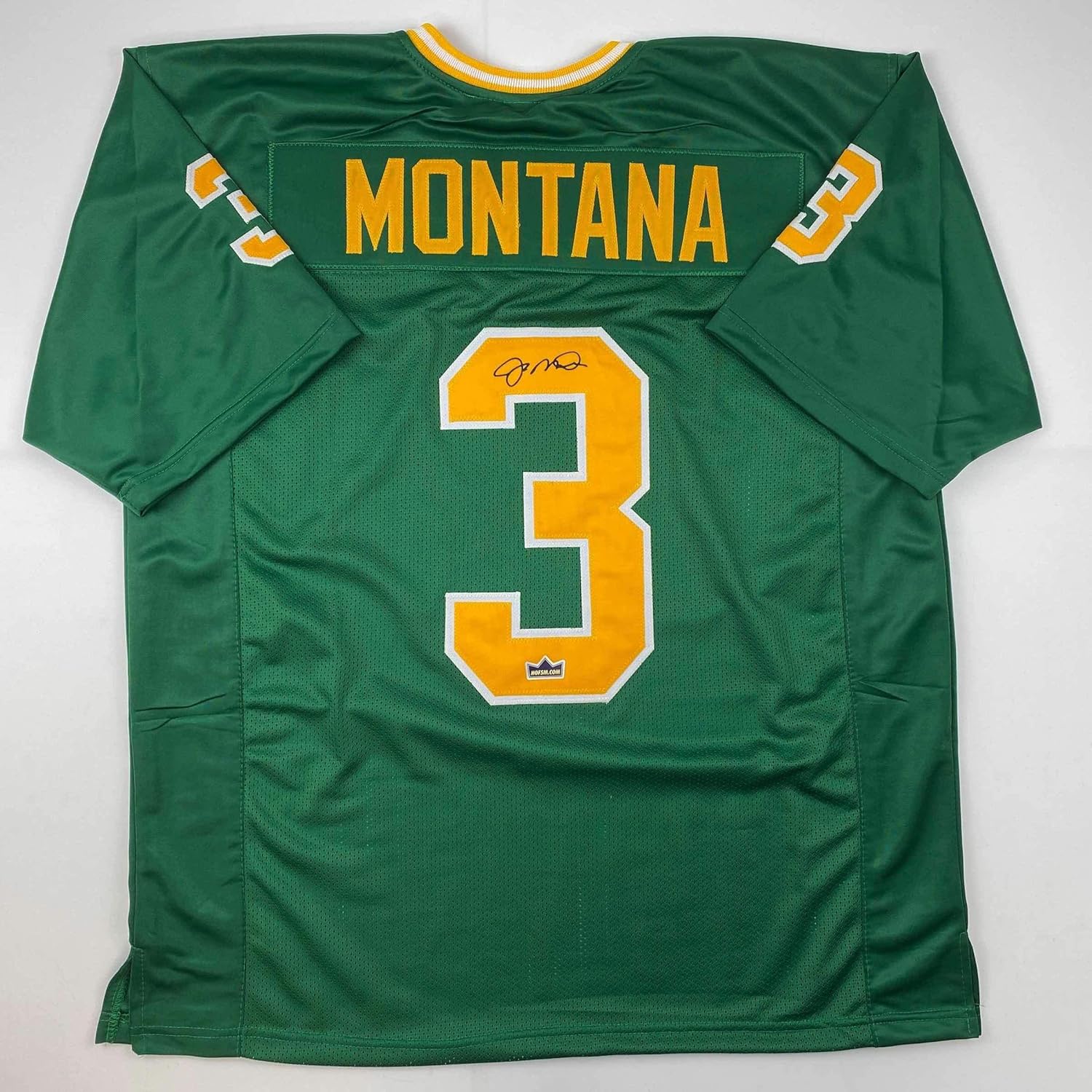 Facsimile Autographed Joe Montana Notre Dame Jersey for Fans