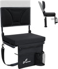 Stadium Seats with Back Support - Adjustable Padded Bleacher Chair