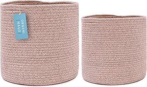 Stylish Woven Plant Baskets for Indoor Plants - 10 & 12 inch