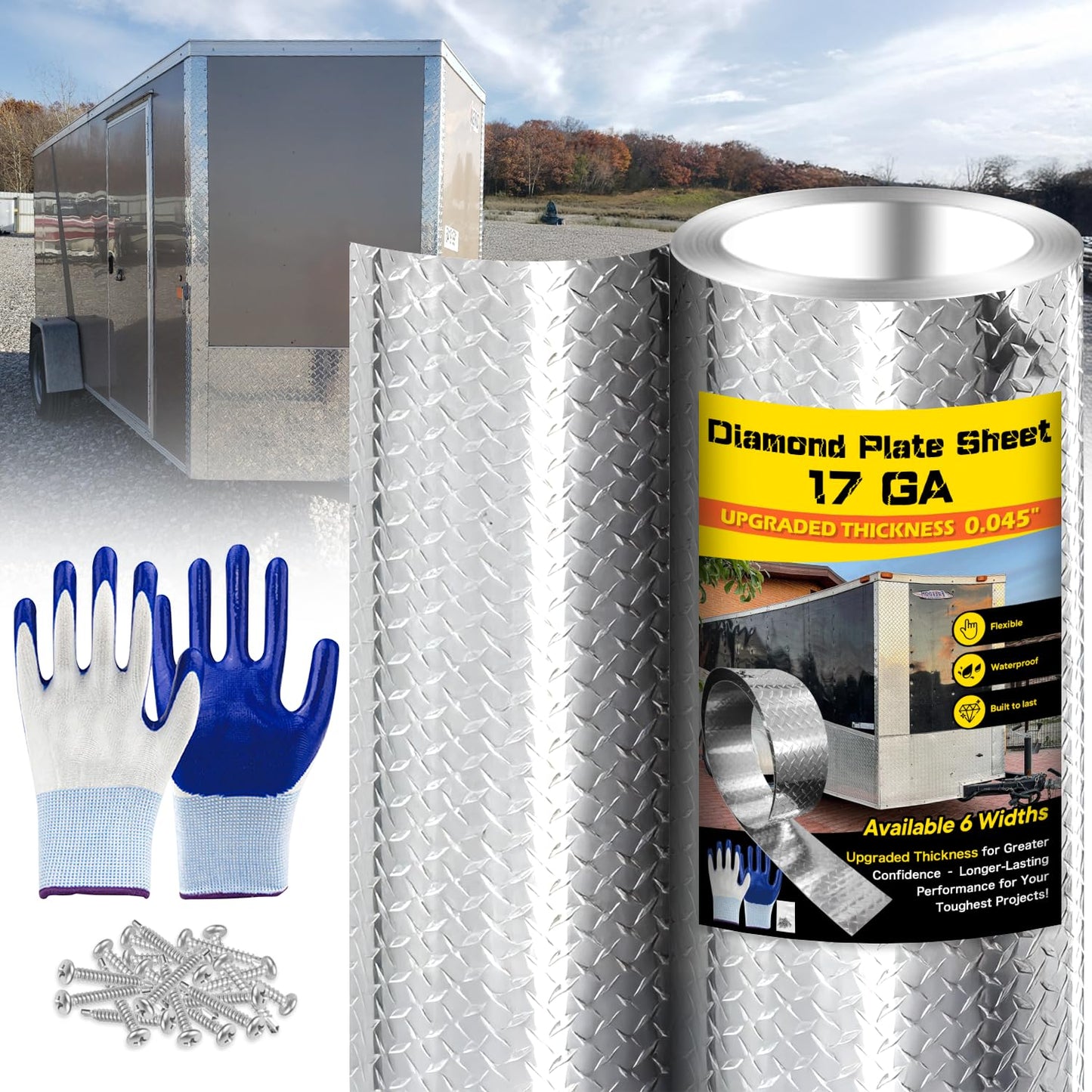 Heavy-Duty Diamond Plate Aluminum Sheet for Versatile Projects