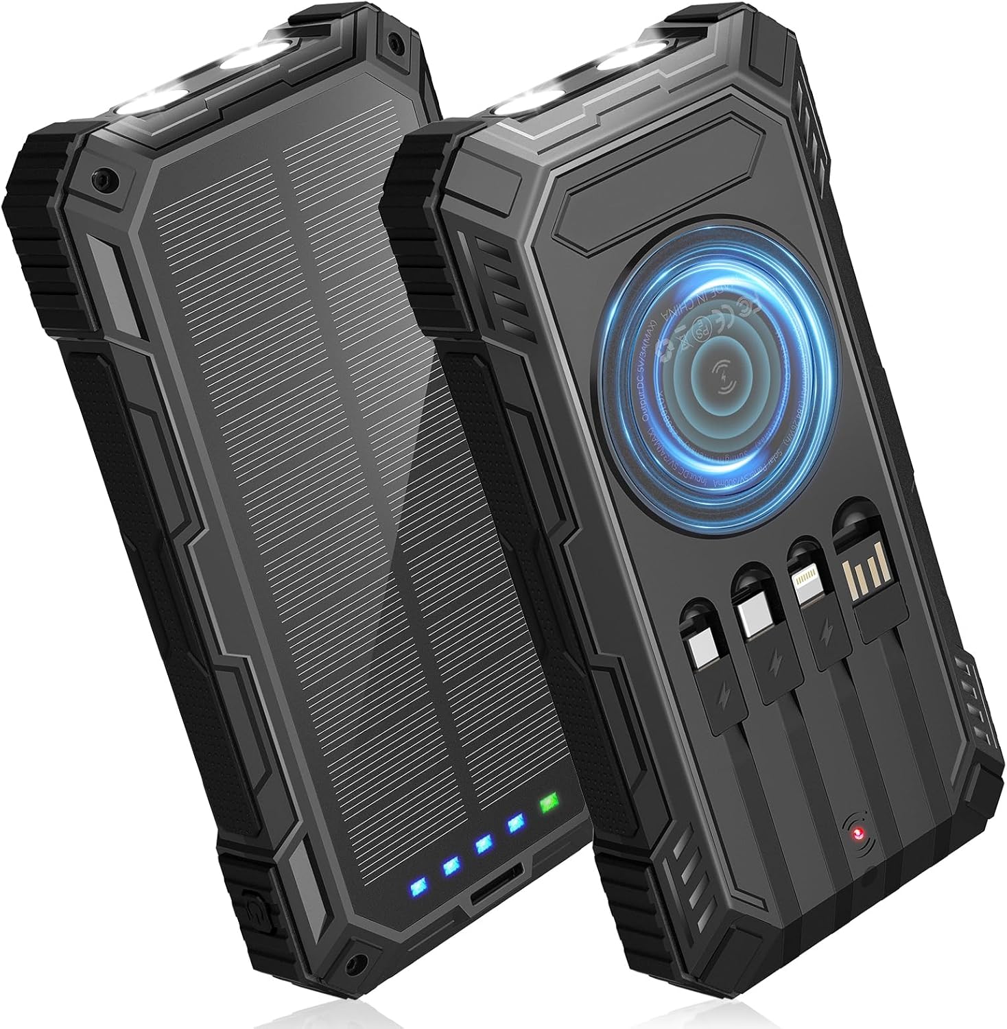 BLASOUL Solar Charger - 49800mAh Fast Charge Power Bank