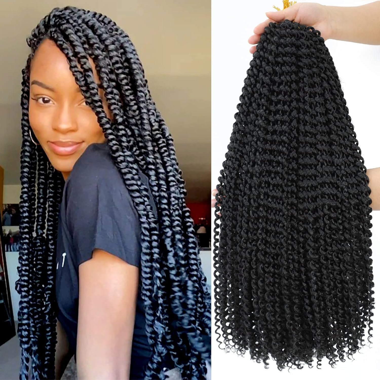 Dansama Passion Twist Hair for Butterfly Style Crochet Braids