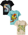Boys' Vehicle Graphic Tee Multipack - 3-Pack Cotton Blend