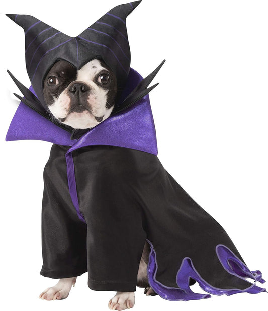 Maleficent Pet Costume for Dogs or Cats - Officially Licensed Fun