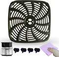 8QT Square Air Fryer Grill Plate for Gourmia GAF838 - Nonstick Crisper