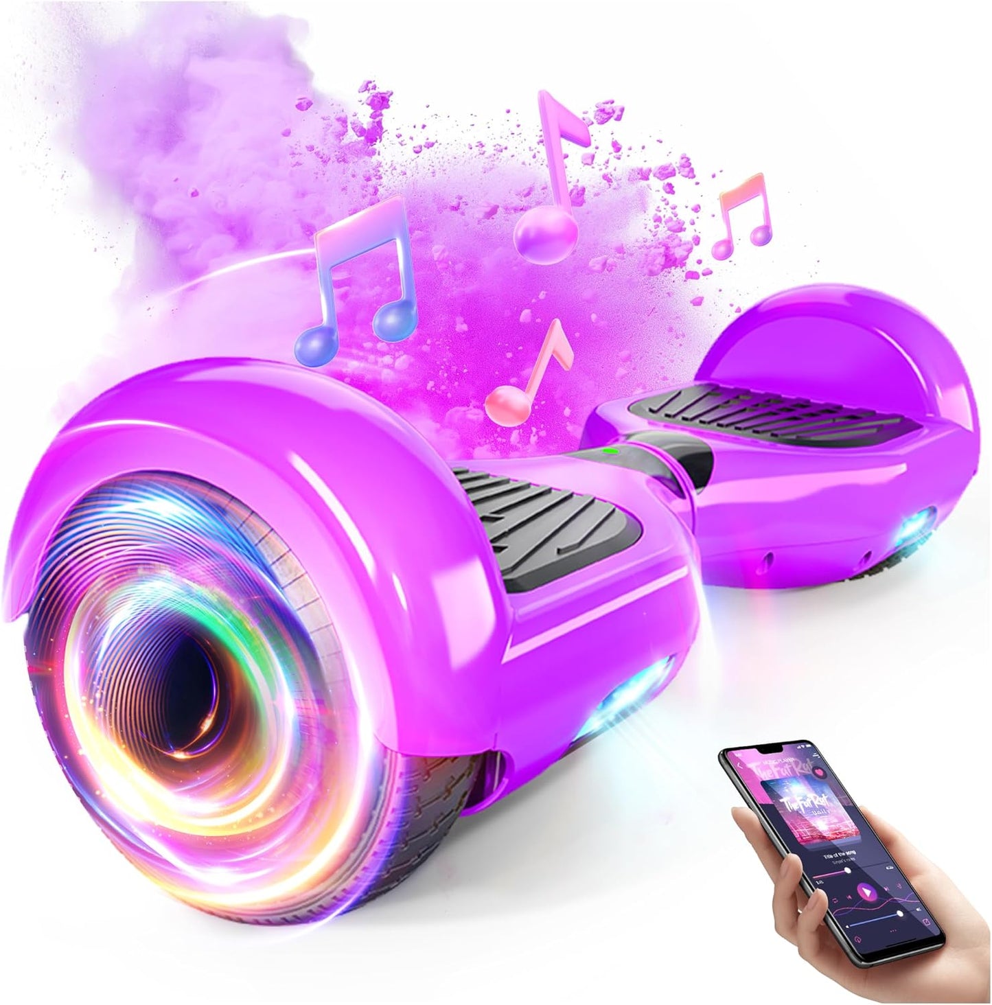 SISIGAD Scooter with Flash Wheels & LED Lights for Kids Ages 6