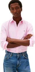 Tommy Hilfiger Mens Long Sleeve Oxford Shirt Regular Fit - Everyday