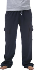 Pro Club Men's Heavyweight Fleece Cargo Pants - Thick Warm Fleece
