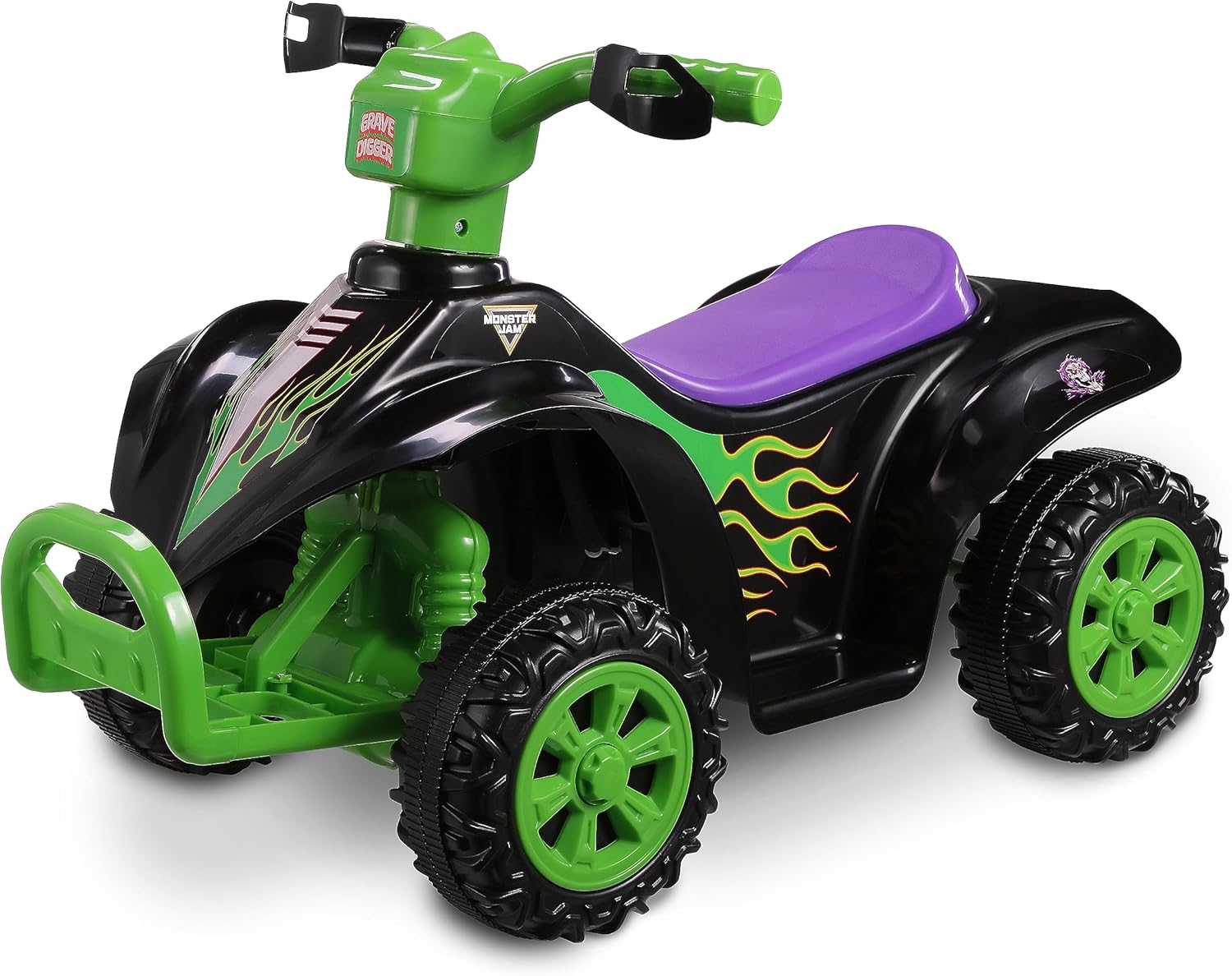 Monster Jam 6V ATV Quad for Kids - Safe and Fun Ride-On Toy