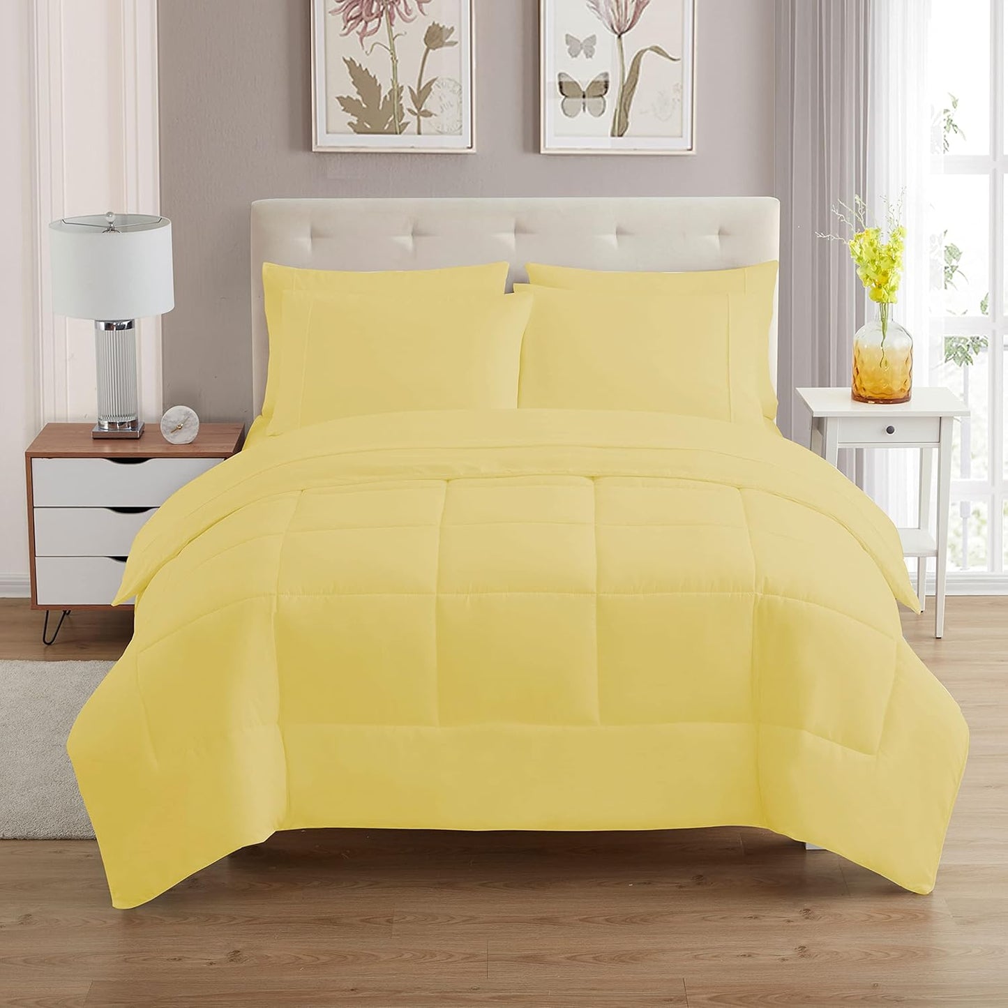Sweet Home Collection 5 Piece Comforter Set for Twin Beds