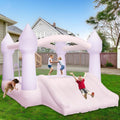 Inflatable Bounce House White Castle for Kids 3-6 - Fun Indoor/Outdoor