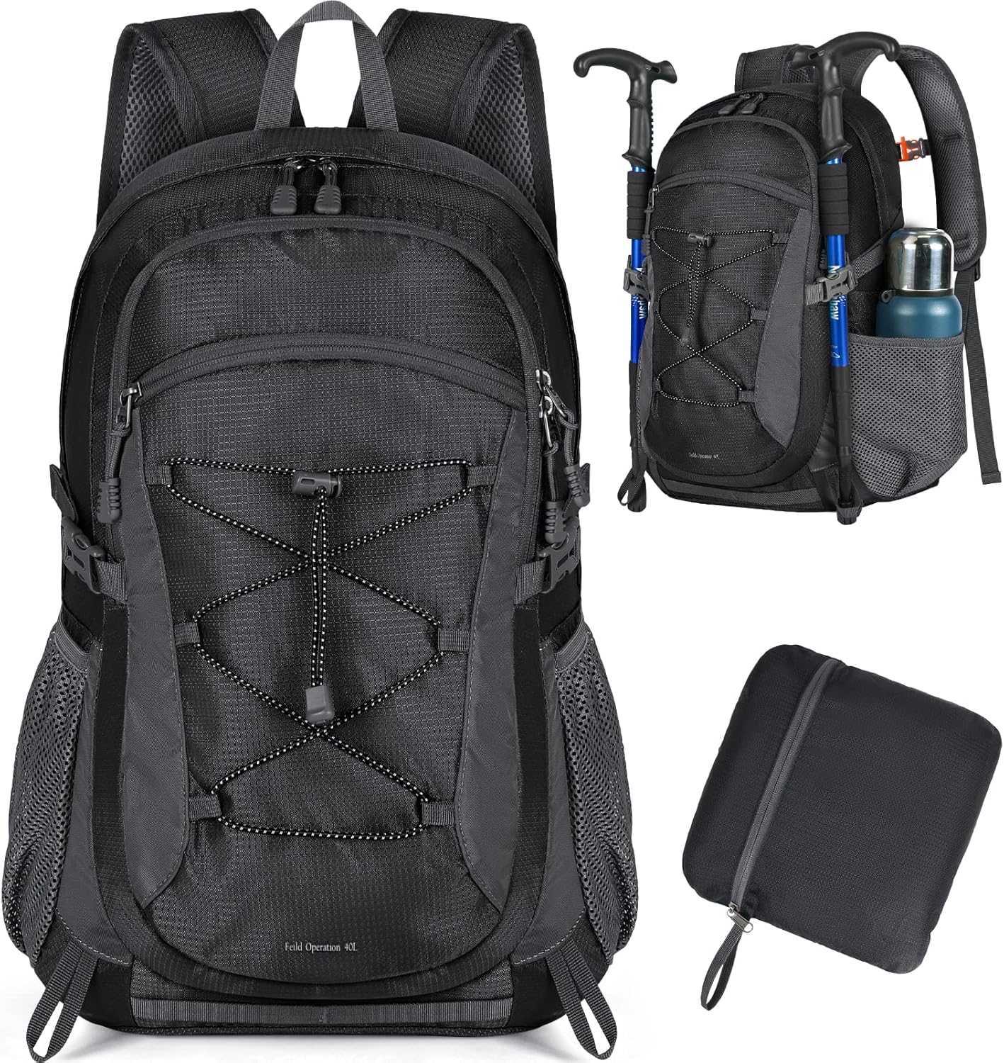 Ultra-Light 40L Waterproof Backpack by RAINSMORE