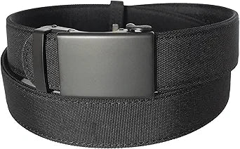 Sturdy Concealed Carry Gun Belt with Ratchet Buckle for EDC