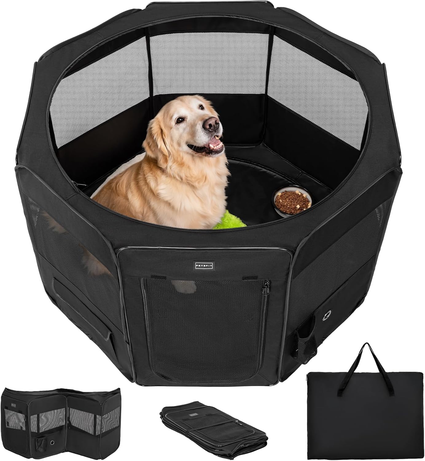 Petsfit 45.5 Dog Playpen for Indoor and Outdoor Use