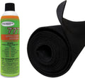 Polymat 10 ft x 45in Black Non-Woven Felt Fabric Roll - Glue Kit