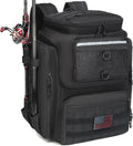 HAMBOLY Fishing Backpack with Rod Holders, 40L Tackle Pack