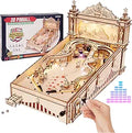 ROKR Miniature Pinball Machine 3D Wooden Puzzle for Adults