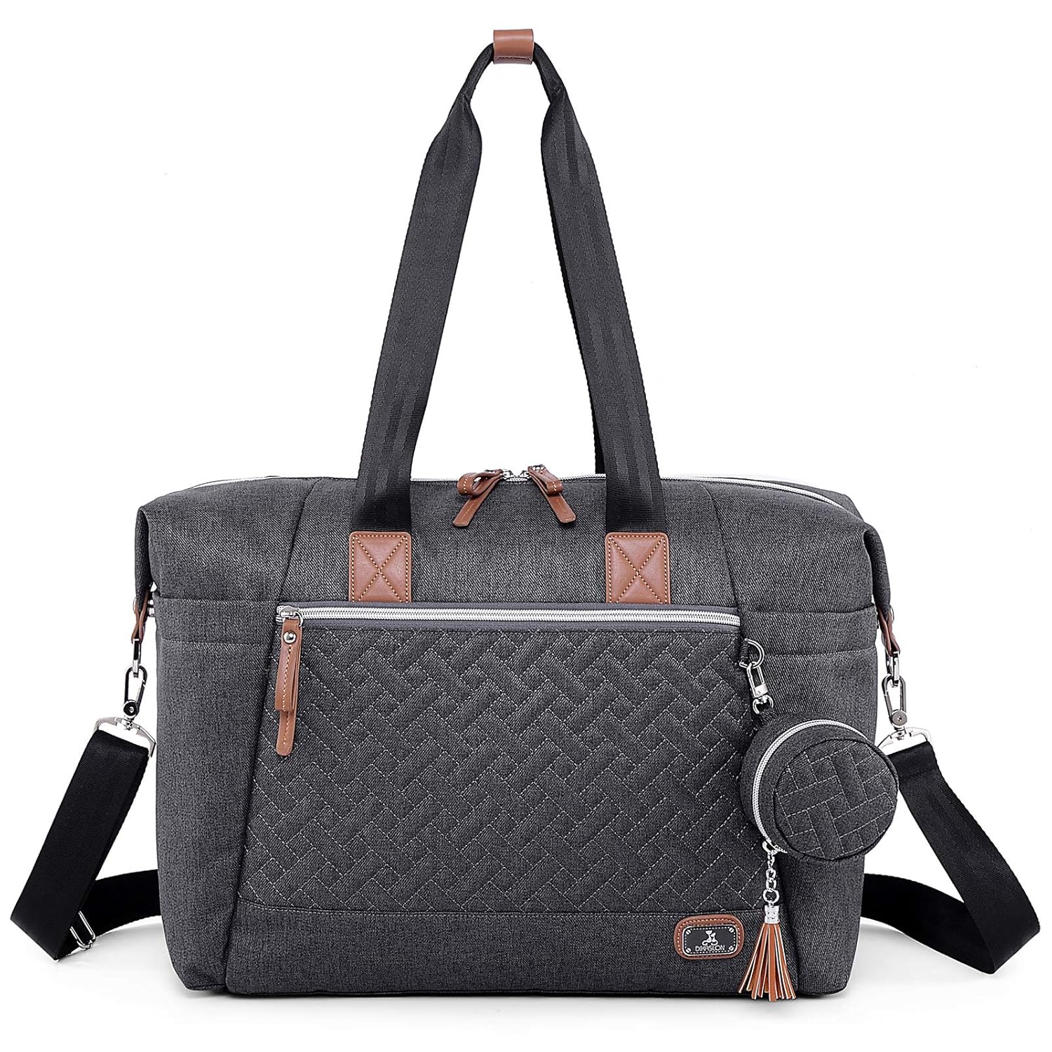 Dikaslon Diaper Bag Tote with Changing Pad and Pacifier Case