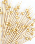 Gold Cocktail Picks - 200PCS Fancy Appetizer Skewers