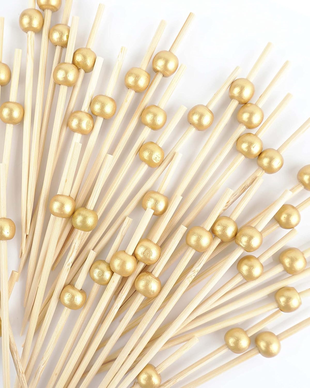 Gold Cocktail Picks - 200PCS Fancy Appetizer Skewers
