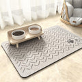 Absorbent Pet Feeding Mat for Food and Water - No Stains, Quick Dry