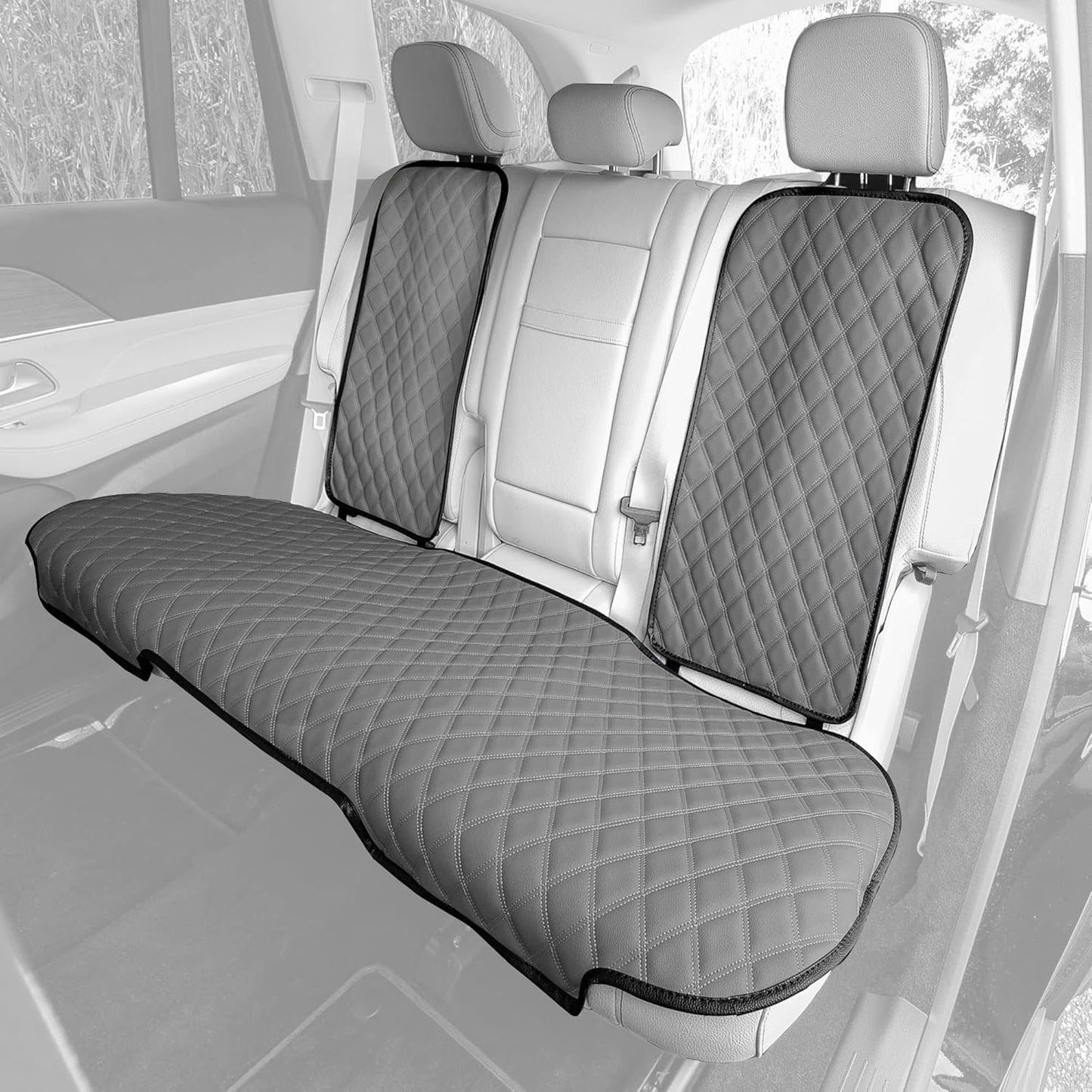 Universal Fit Faux Leather Car Seat Cushions for All Vehicles