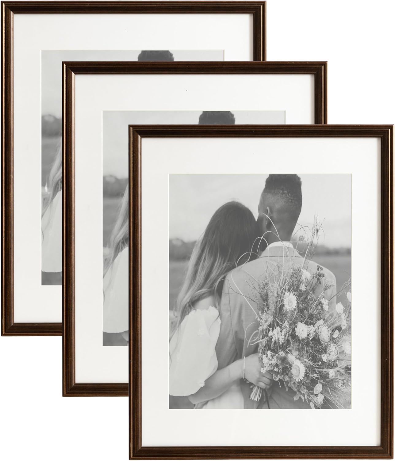 Adlynn Rectangle Picture Frame Set of 3 for Gallery Wall Decor