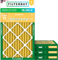 16x30x2 MERV 11 Air Filter 4-Pack - Pet & Allergy Defense