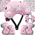 Adjustable Kids Bike Helmet Set with Protective Gear for Youth