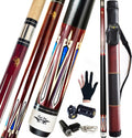 Pool Cue Stick 58ft 2-Piece with Case - Mid-Tier Professional Cue