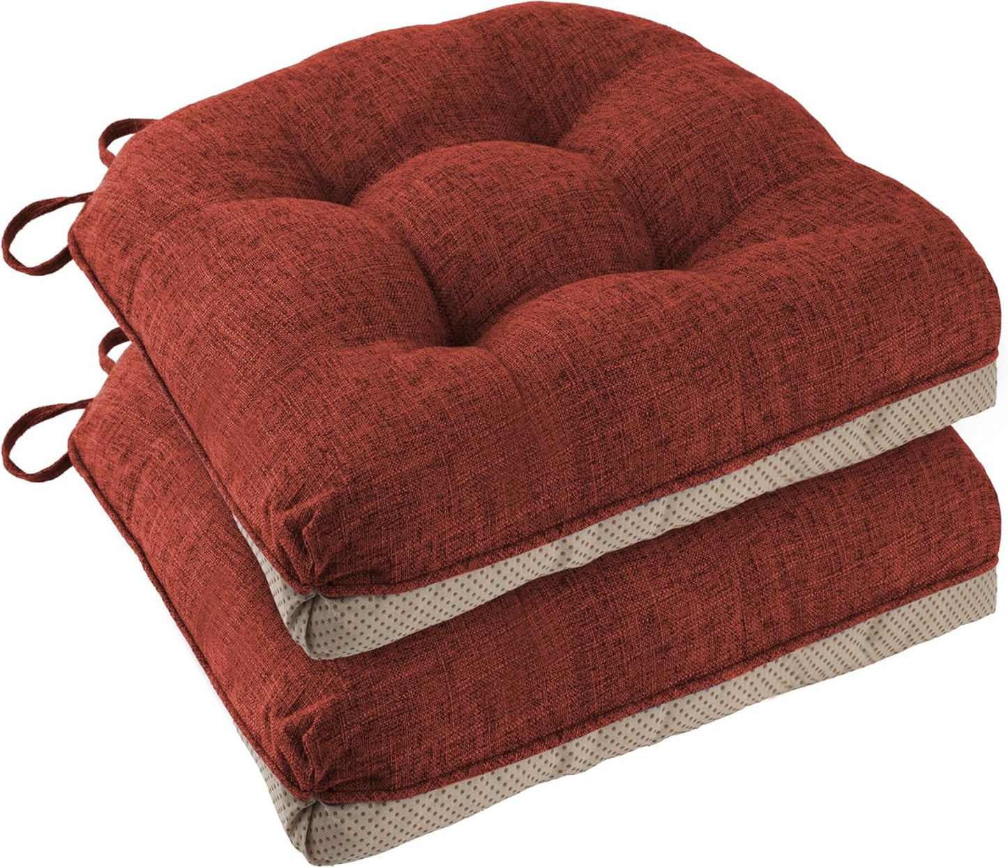Chair Cushions for Dining Chairs 2 Pack Non Slip Soft Pads