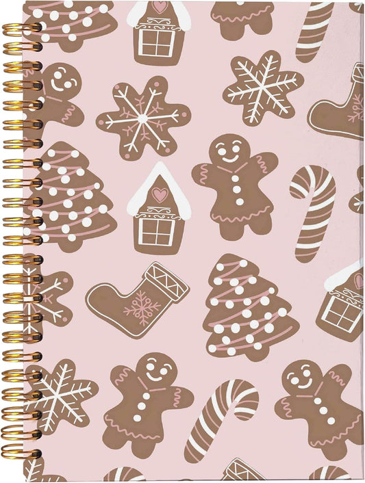 Christmas Gingerbread Cookies Notebook - Perfect Gift for Her!