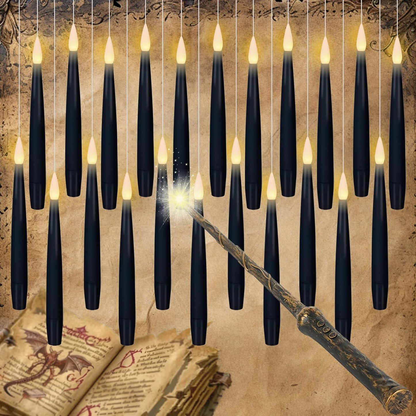 Flameless Floating Candles with Remote for Festive Decor