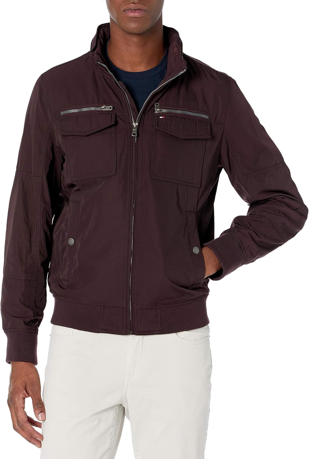Tommy Hilfiger Men's Water Resistant Performance Bomber Jacket