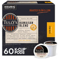 Tully's Coffee Hawaiian Blend K-Cup Pods, Medium Roast - 60 Count