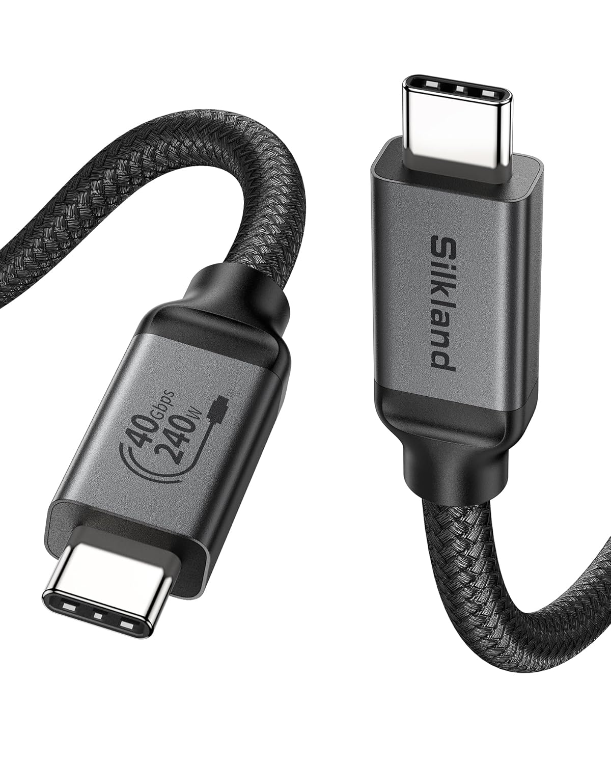 Certified Thunderbolt 4 Cable: 40Gbps Data, 8K@60Hz