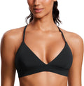 CRZ YOGA Double Lined Triangle Strappy Sports Bra - Light Support