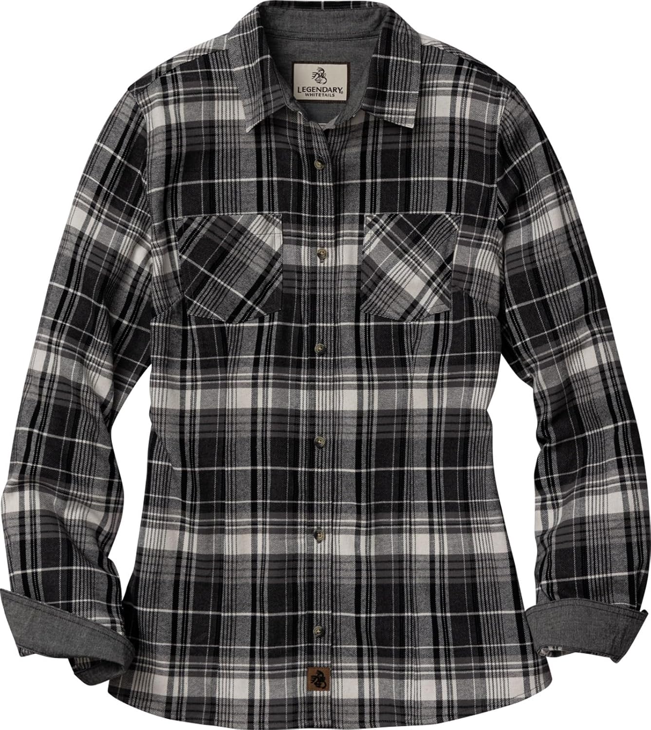 Legendary Whitetails Womens Long Sleeve Plaid Flannel Shirt