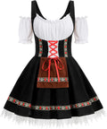 Colorful House Womens Oktoberfest Costume - Velvet Bavarian Dirndl