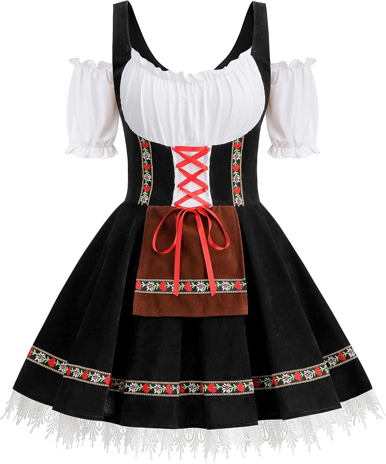 Colorful House Womens Oktoberfest Costume for Halloween Fun
