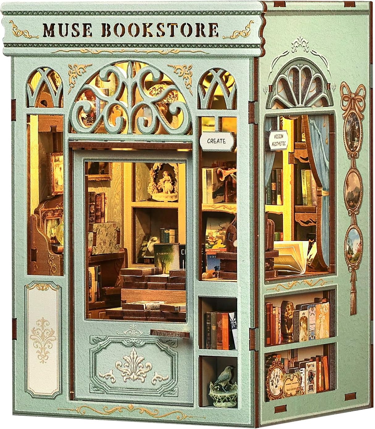 Enchanting DIY Book Nook Kit for Cozy Book Lovers' Decor