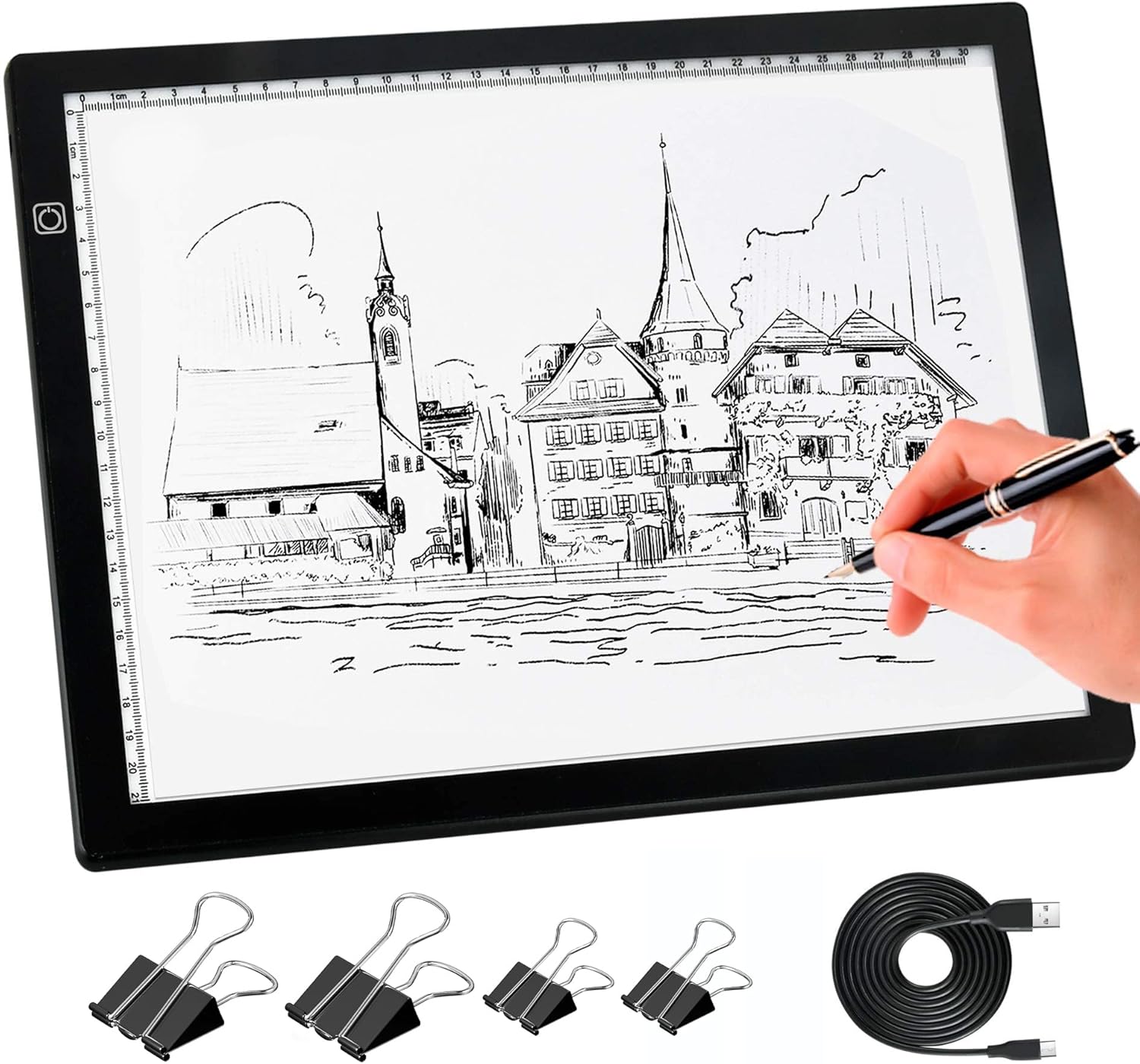 comzler A4 LED Light Board - Trace, Sketch, Create!