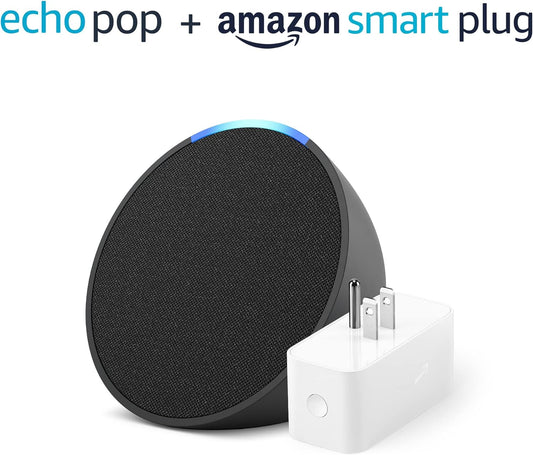 Echo Pop Charcoal with Smart Plug -