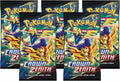 Pokemon Sword & Shield Crown Zenith 5 Booster Packs - Authentic Pulls