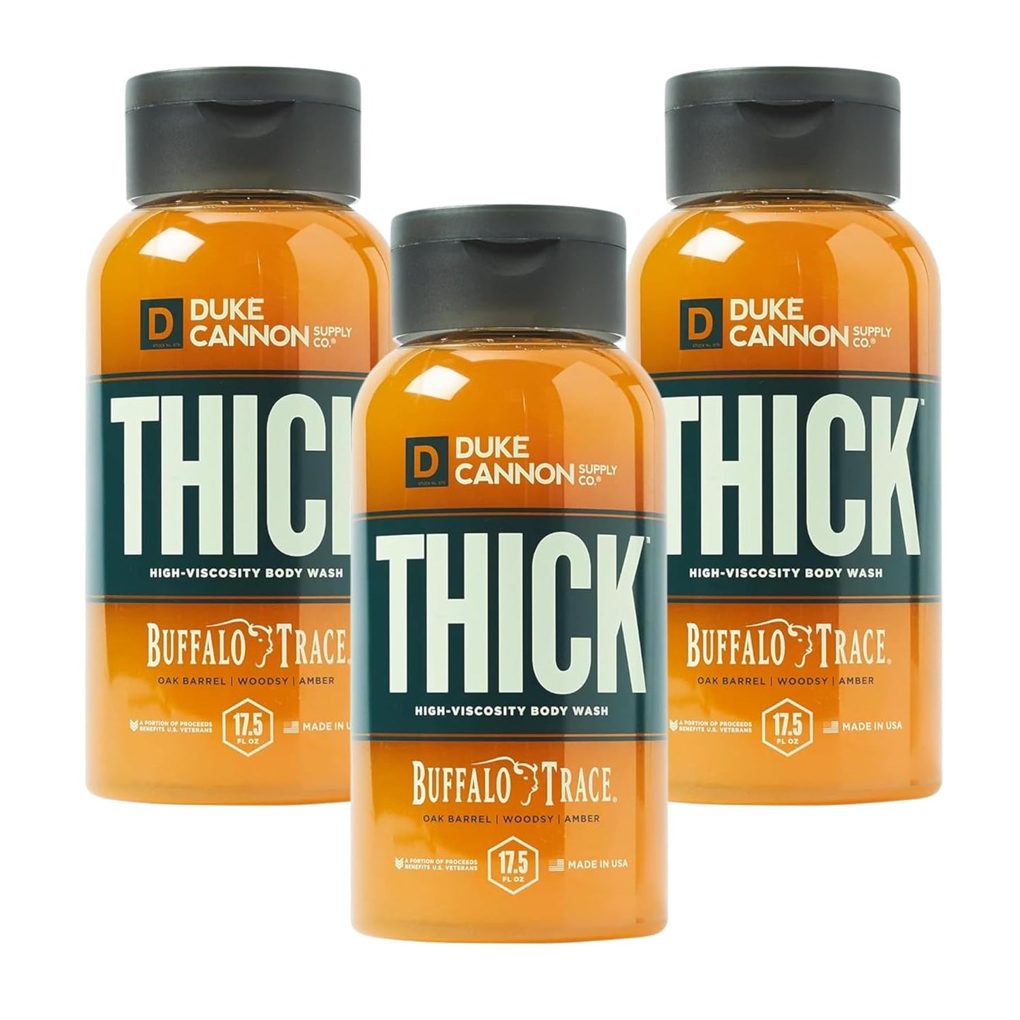 Duke Cannon THICK High-Viscosity Body Wash for Men - Bourbon Scent