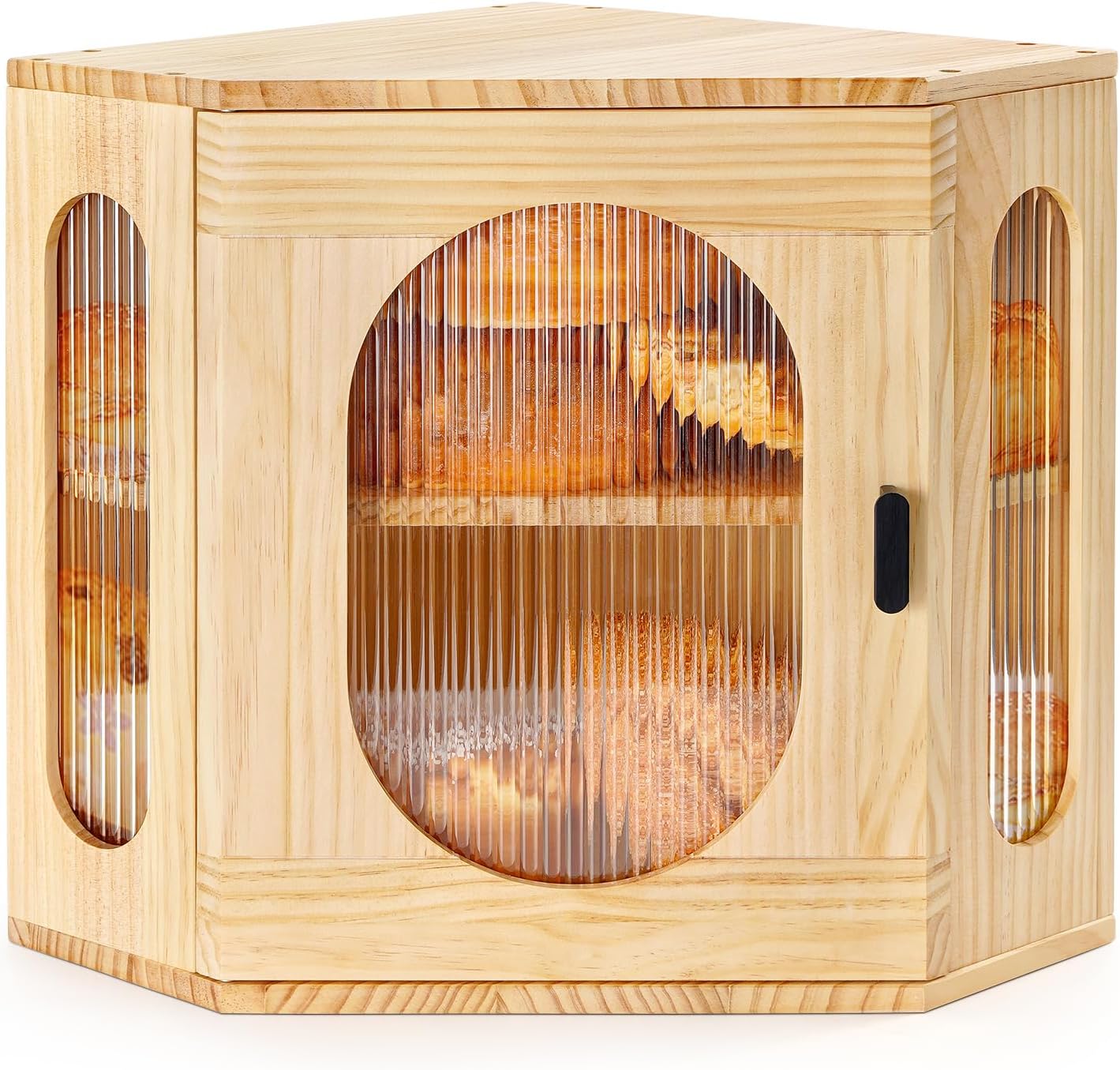Sunhoo Bread Box for Kitchen Countertop with Vintage Charm