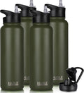 HASLE OUTFITTERS 40oz Stainless Steel Water Bottle - Insulated, Leak