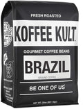 Koffee Kult Brazil Ground Coffee Medium Roast - Rich Chocolate Notes