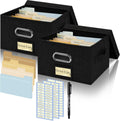 Greeting Card Organizer and Storage Box with 40 Dividers - Compact