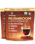 Mushroom Coffee Alternative Instant Drink Mix - Natural Energy & Focus